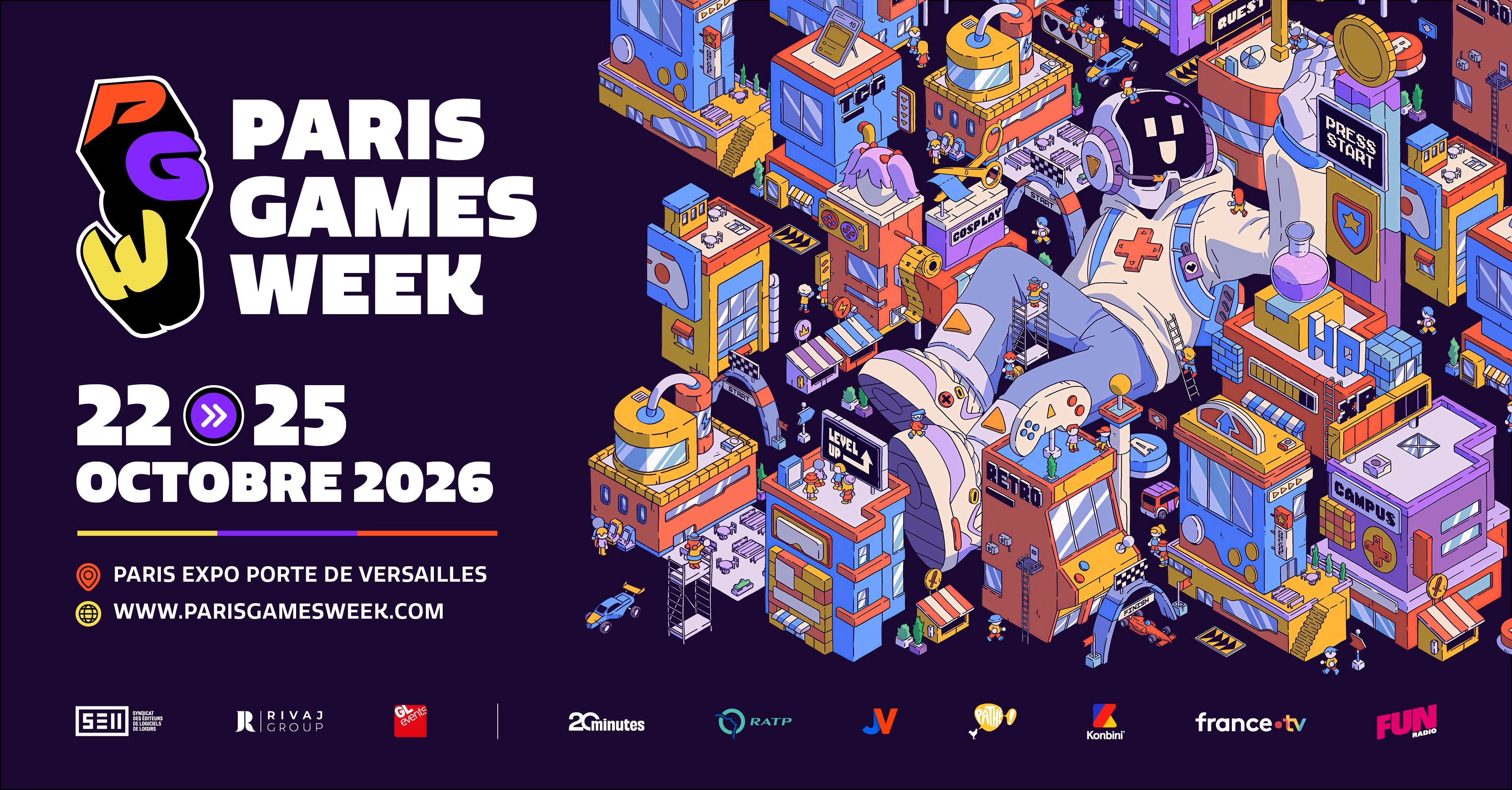 Billets Paris Games Week 2026 (Paris Expo Porte De Versailles - Paris)