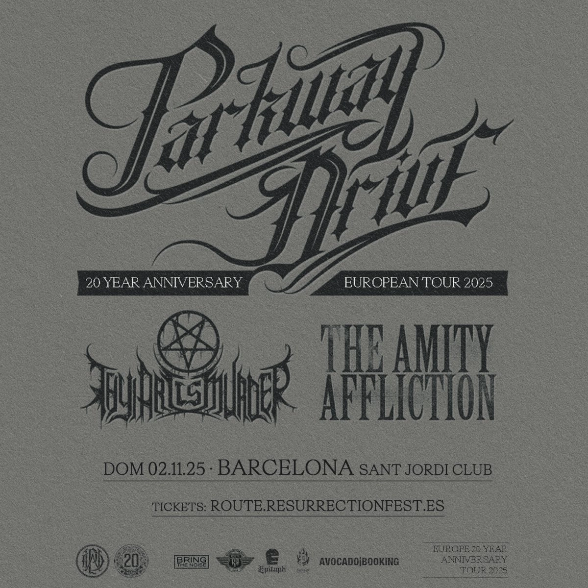 Billets Parkway Drive (Palau Sant Jordi - Barcelone)