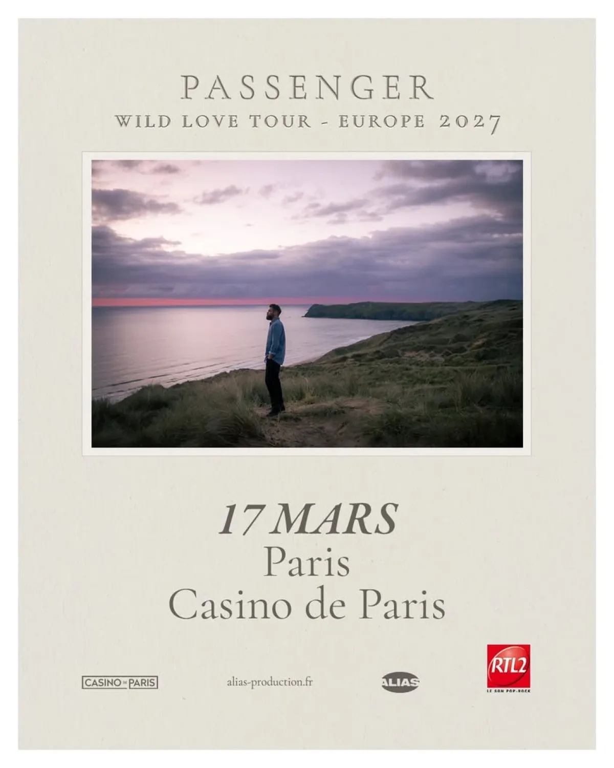 Passenger at Casino de Paris Tickets
