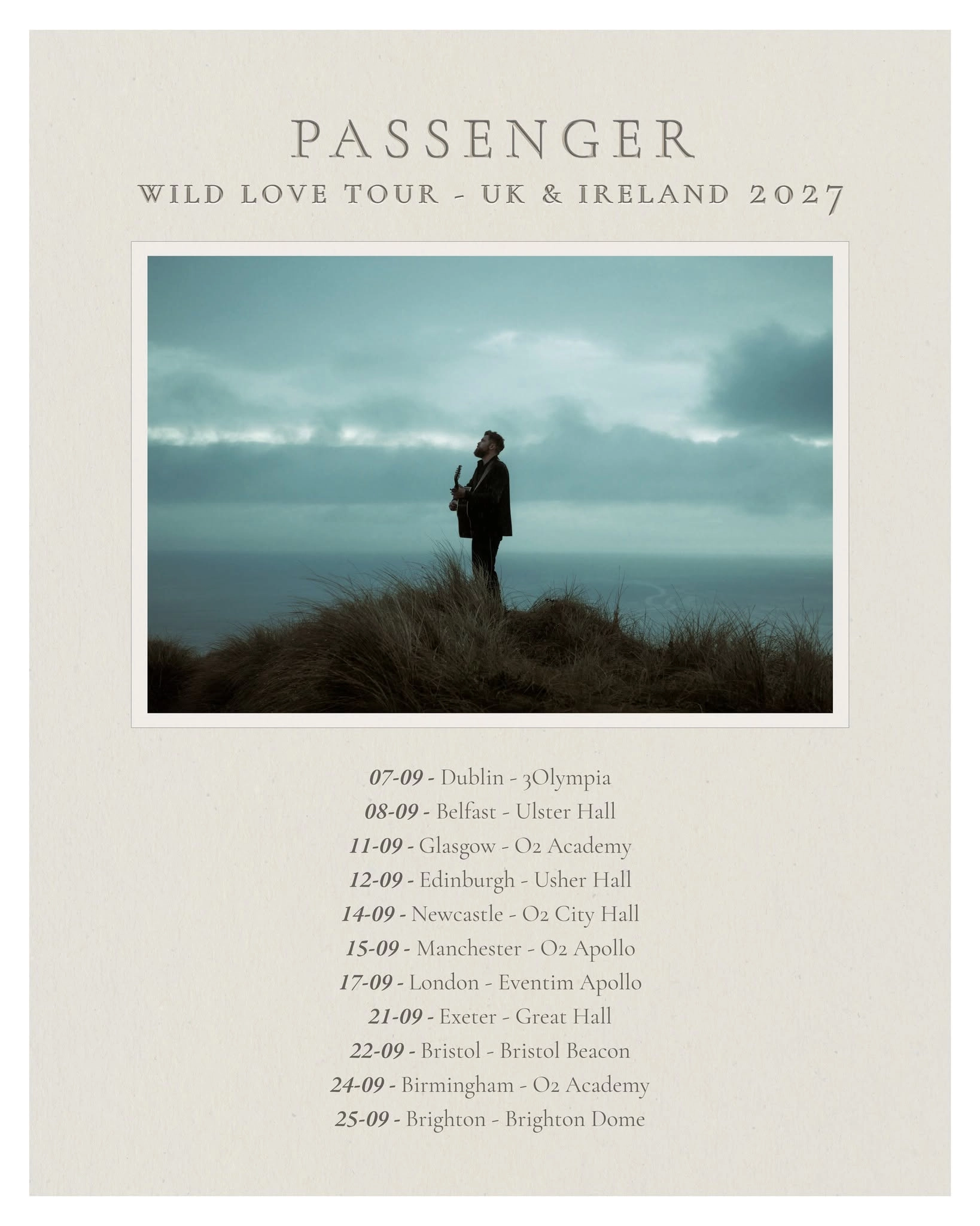 Passenger at Eventim Apollo Tickets