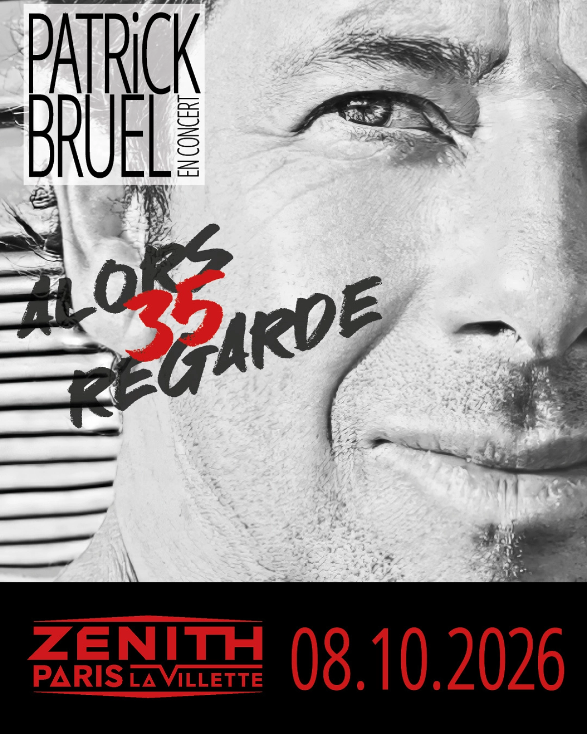 Billets Patrick Bruel (Zenith Paris - Paris)