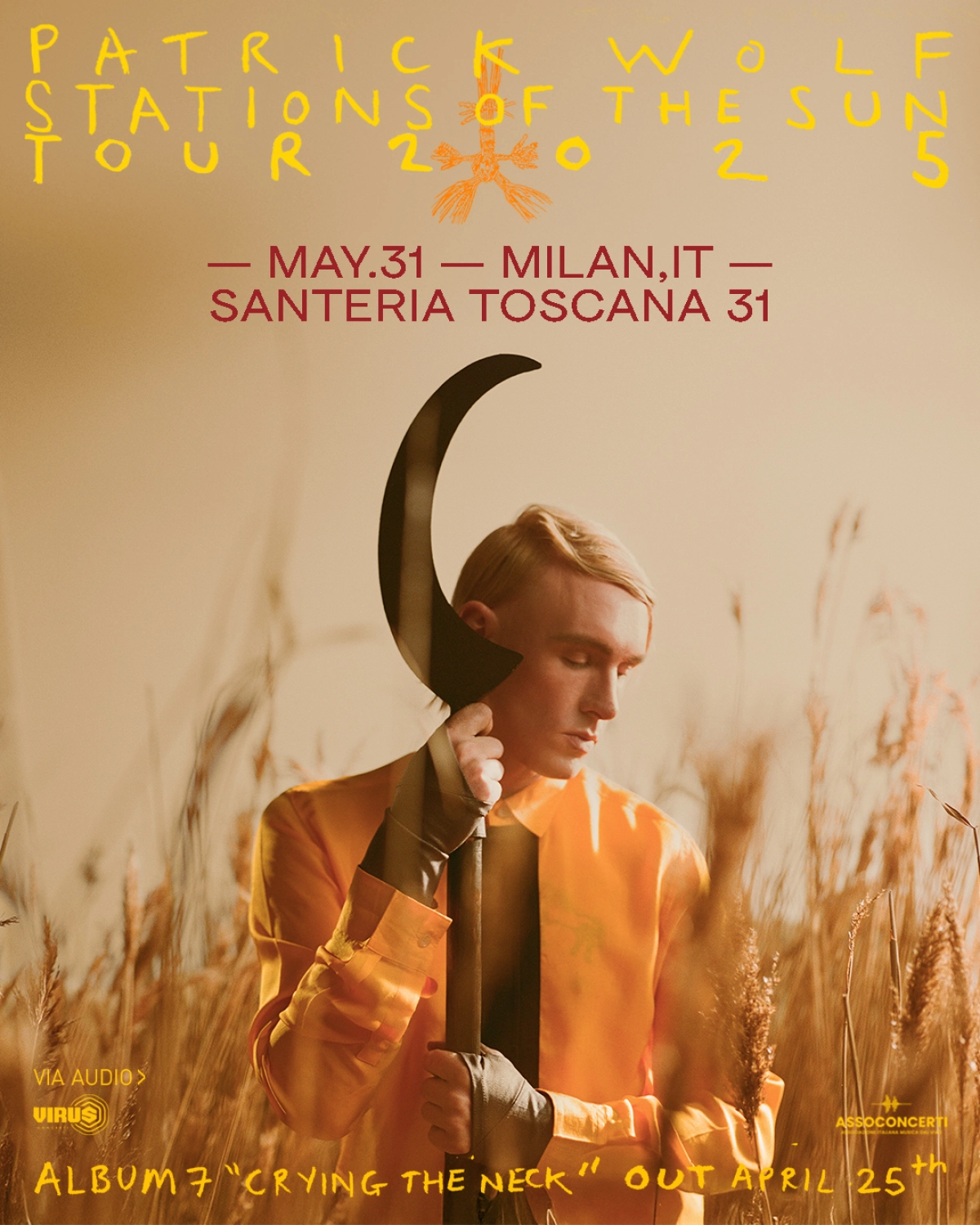Billets Patrick Wolf (Santeria Toscana 31 - Milan)