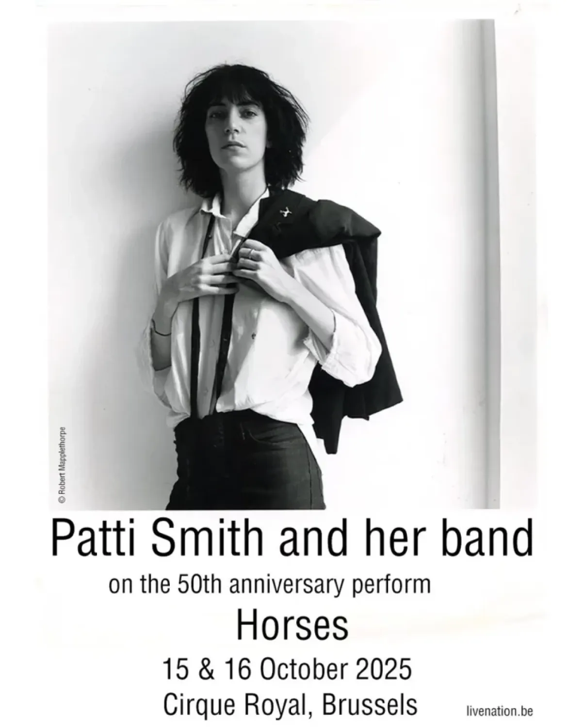 Billets Patti Smith (Cirque Royal Bruxelles - Bruxelles)