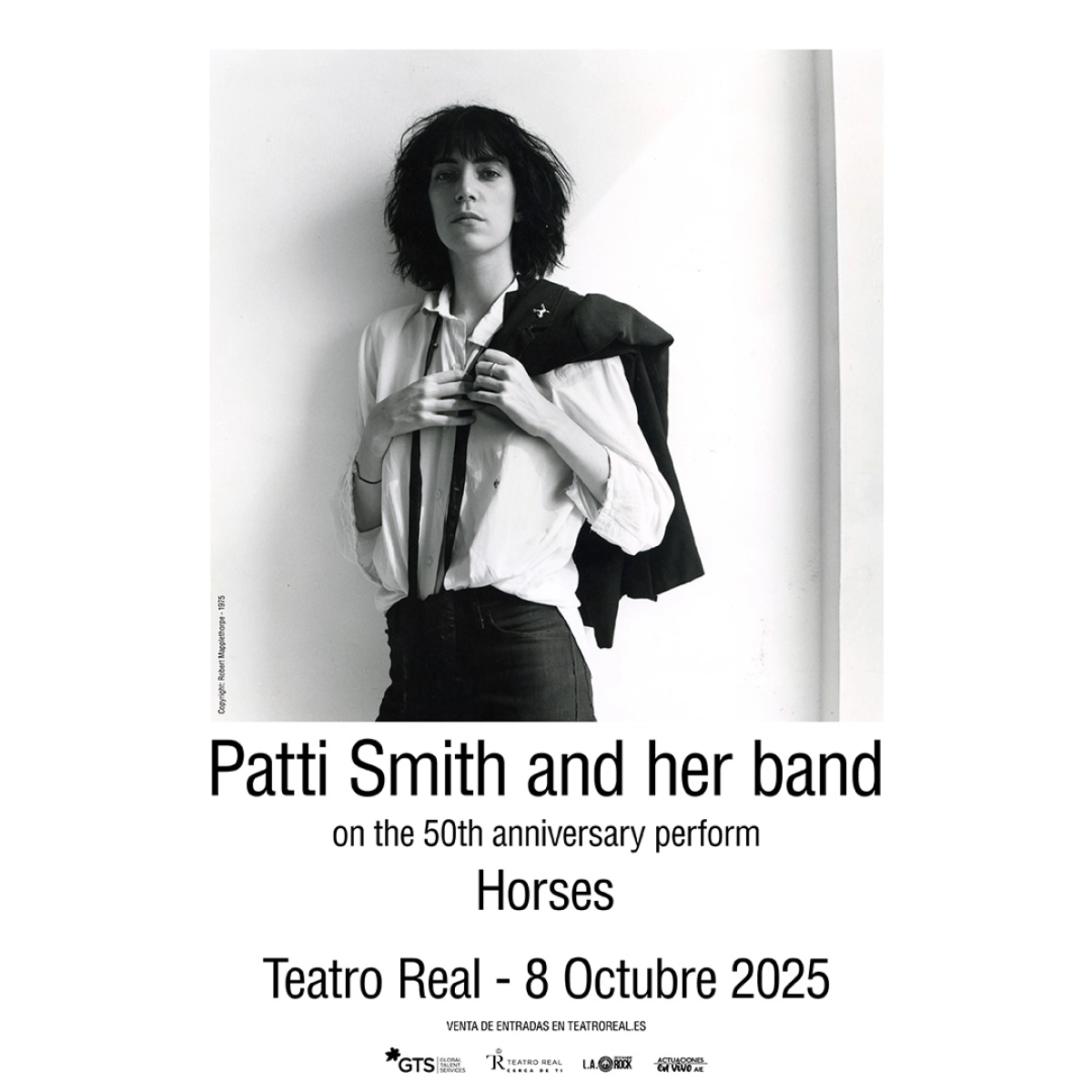 Billets Patti Smith (Teatro Real Madrid - Madrid)