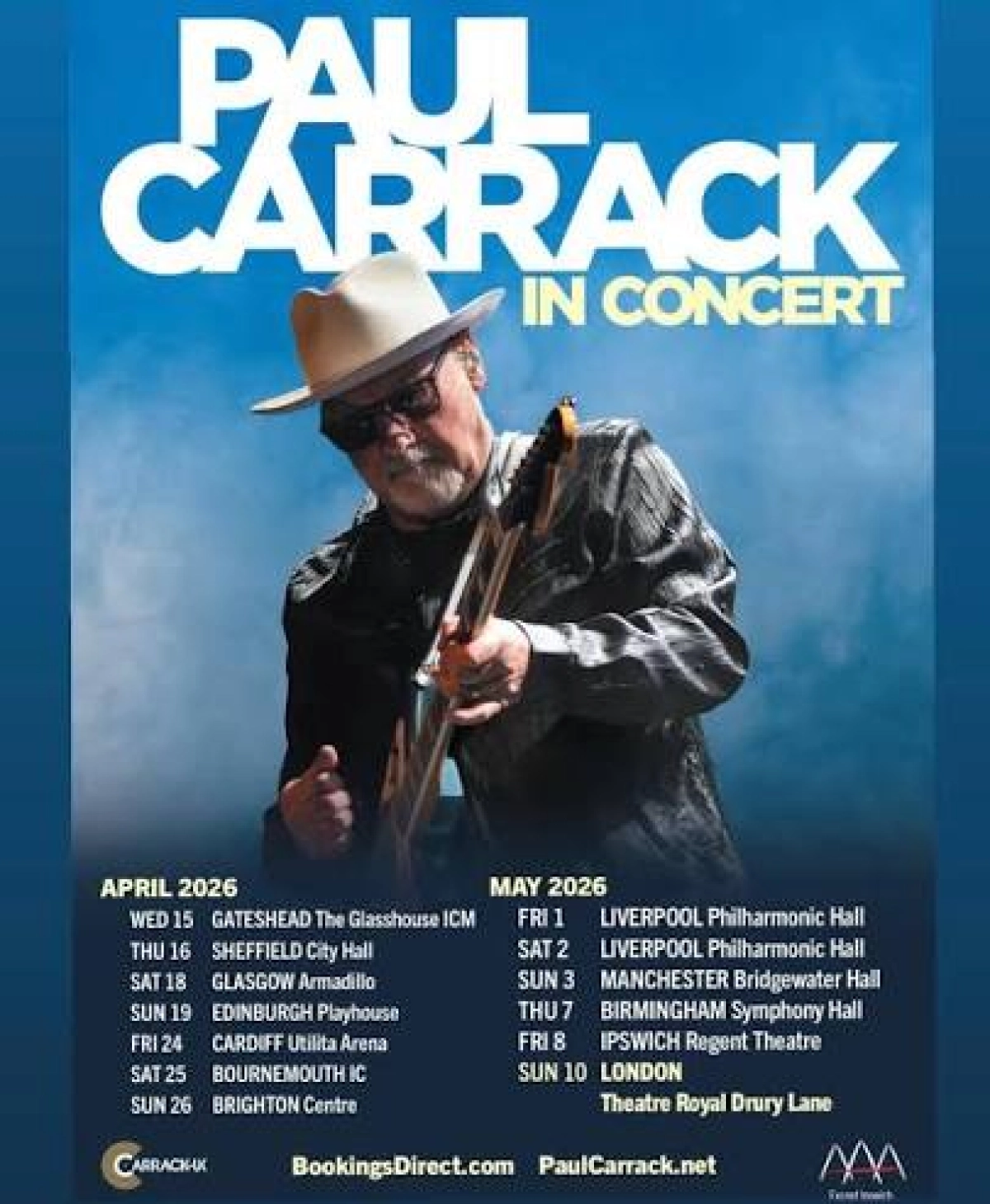 Billets Paul Carrack (Liverpool Philharmonic Hall - Liverpool)