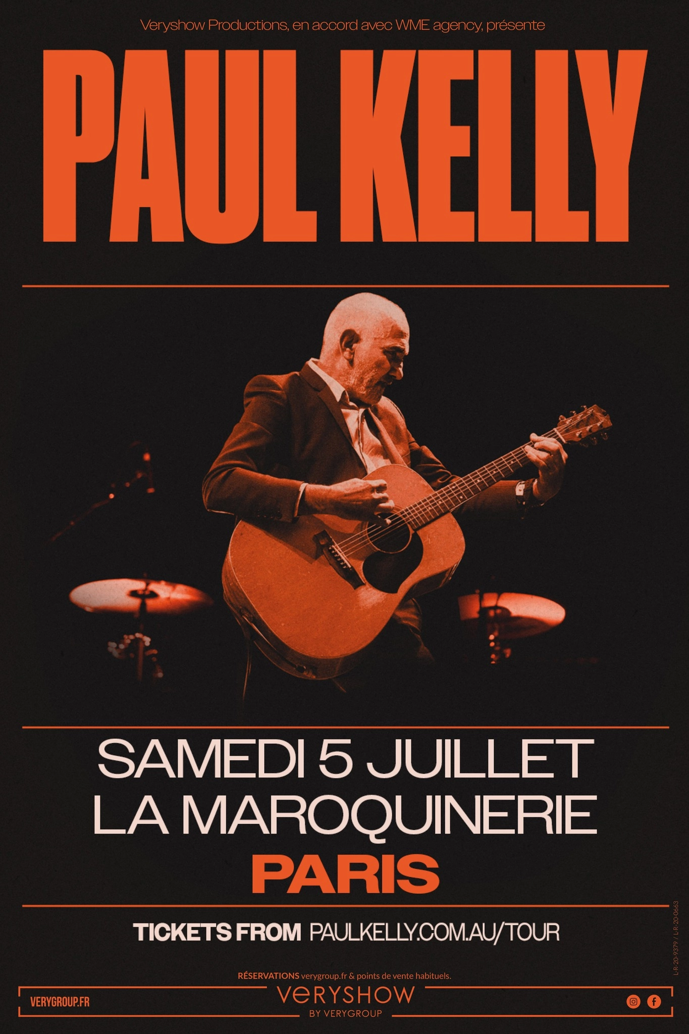 Paul Kelly at La Maroquinerie Tickets