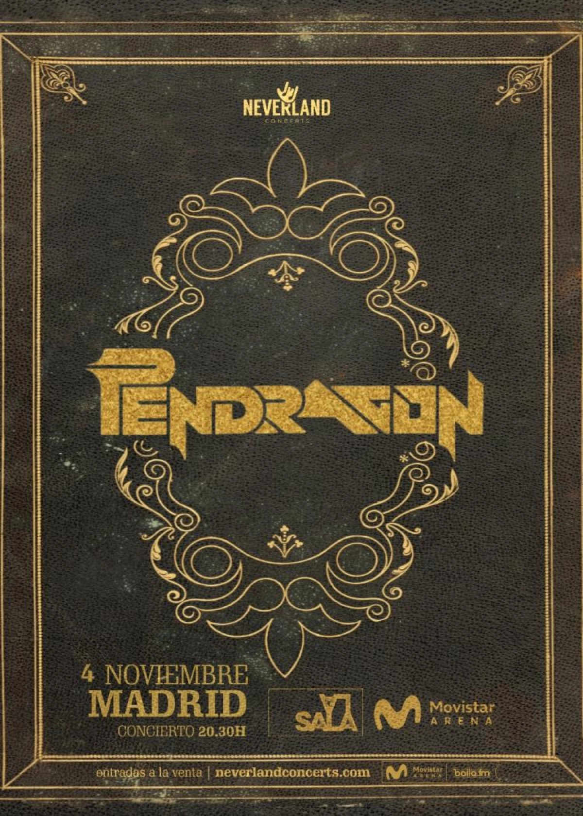 Pendragon en Movistar Arena Madrid Tickets