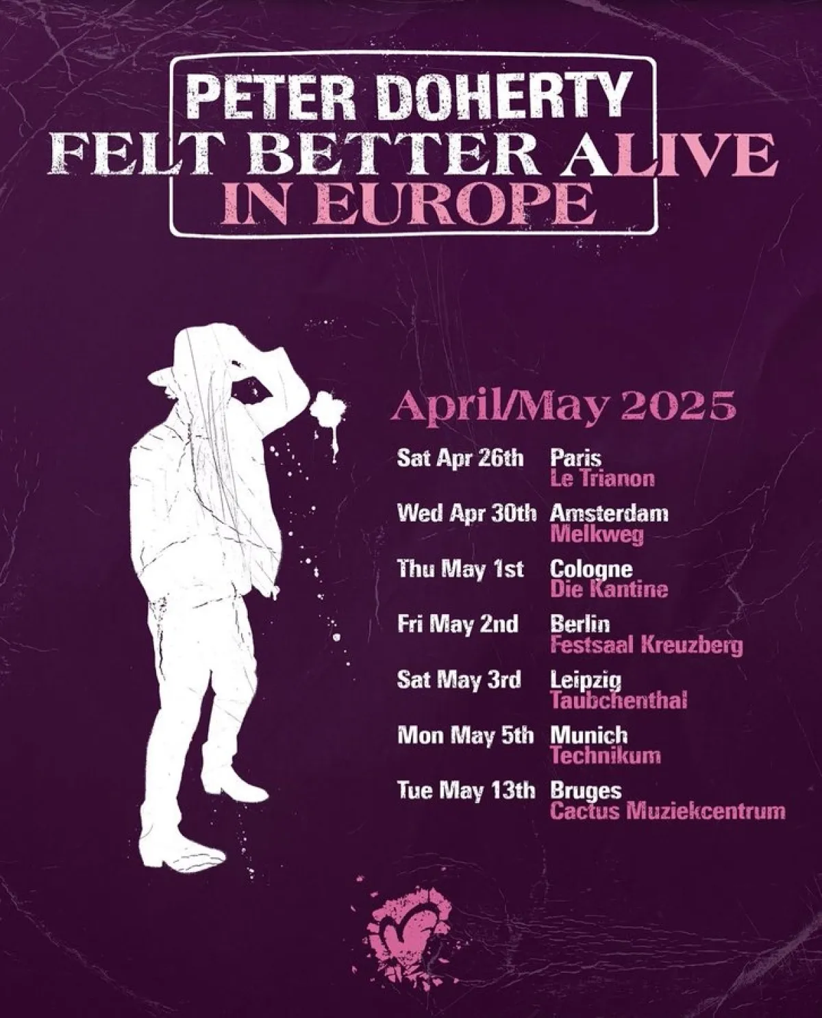 Billets Pete Doherty (Festsaal Kreuzberg - Berlin)