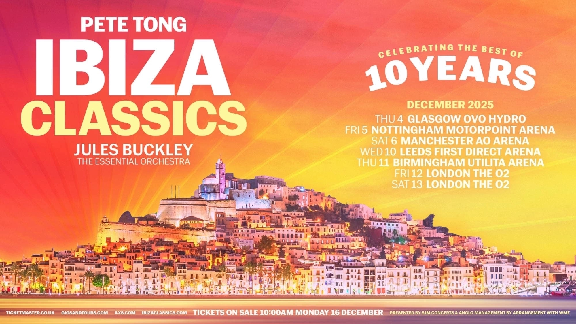Billets Pete Tong (Manchester AO Arena - Manchester)