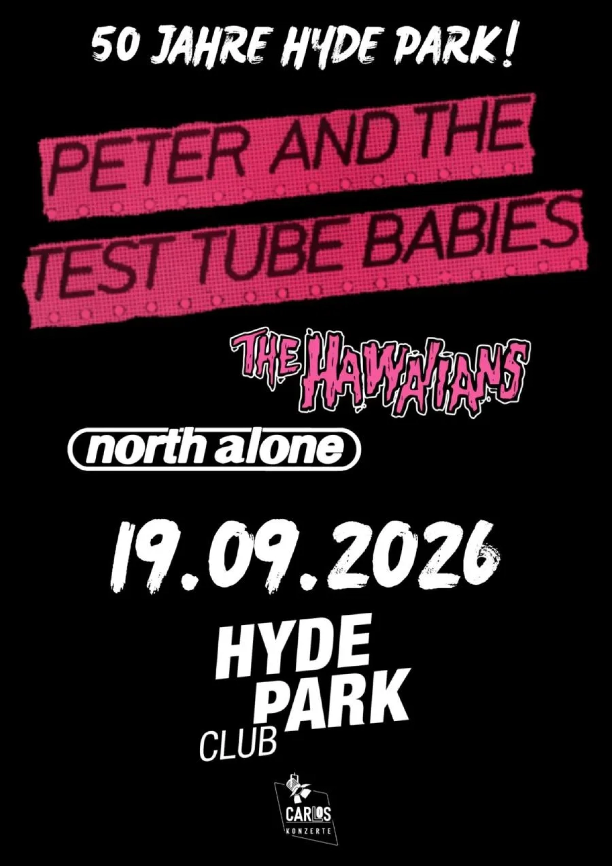 Peter and The Test Tube Babies at Hyde Park Osnabrück Tickets