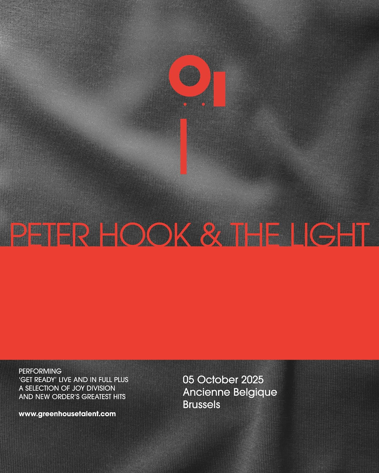 Billets Peter Hook and The Light (Ancienne Belgique - Bruxelles)