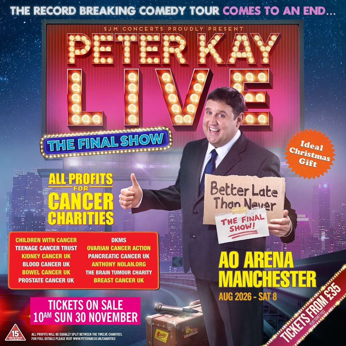 Billets Peter Kay (Manchester AO Arena - Manchester)