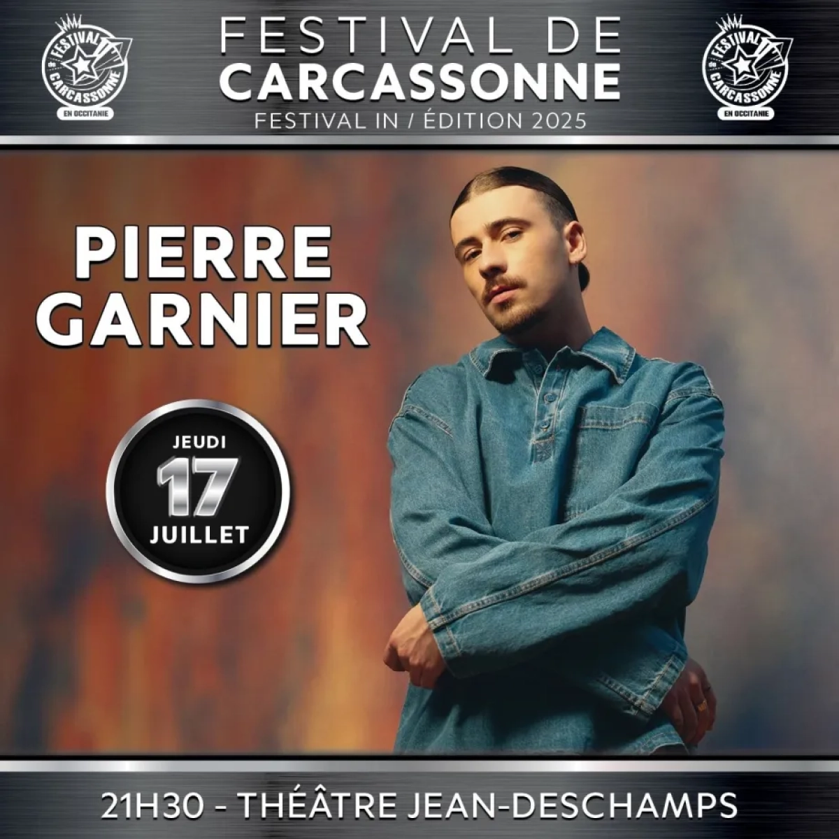 Billets Pierre Garnier (Theatre Jean Deschamps - Carcassonne)
