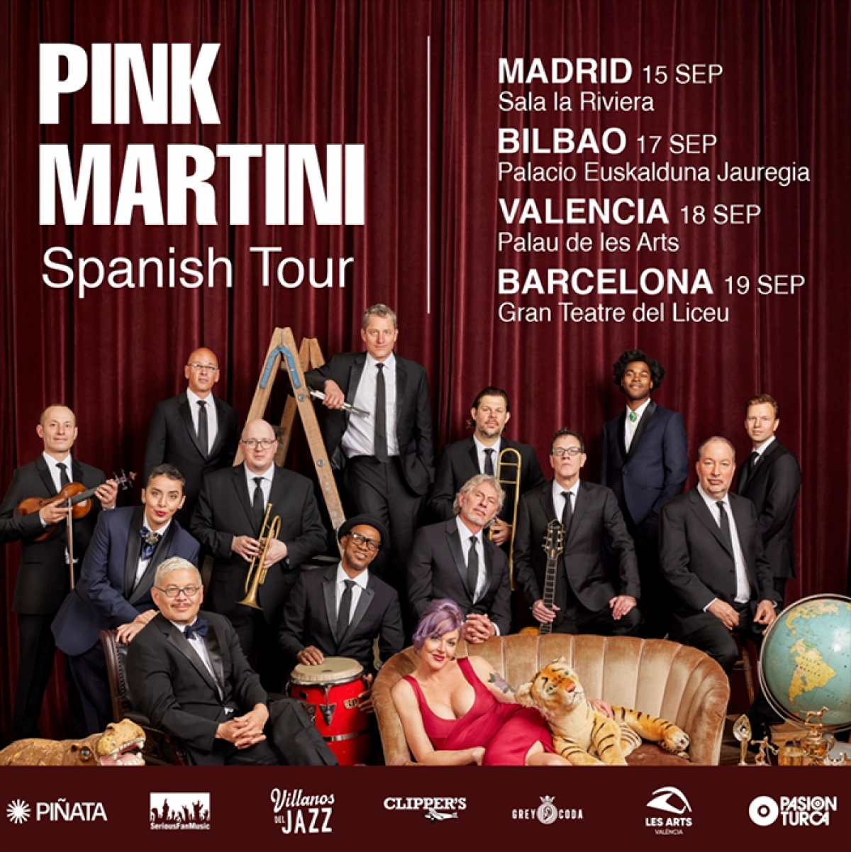 Billets Pink Martini (Gran Teatre Del Liceu - Barcelone)