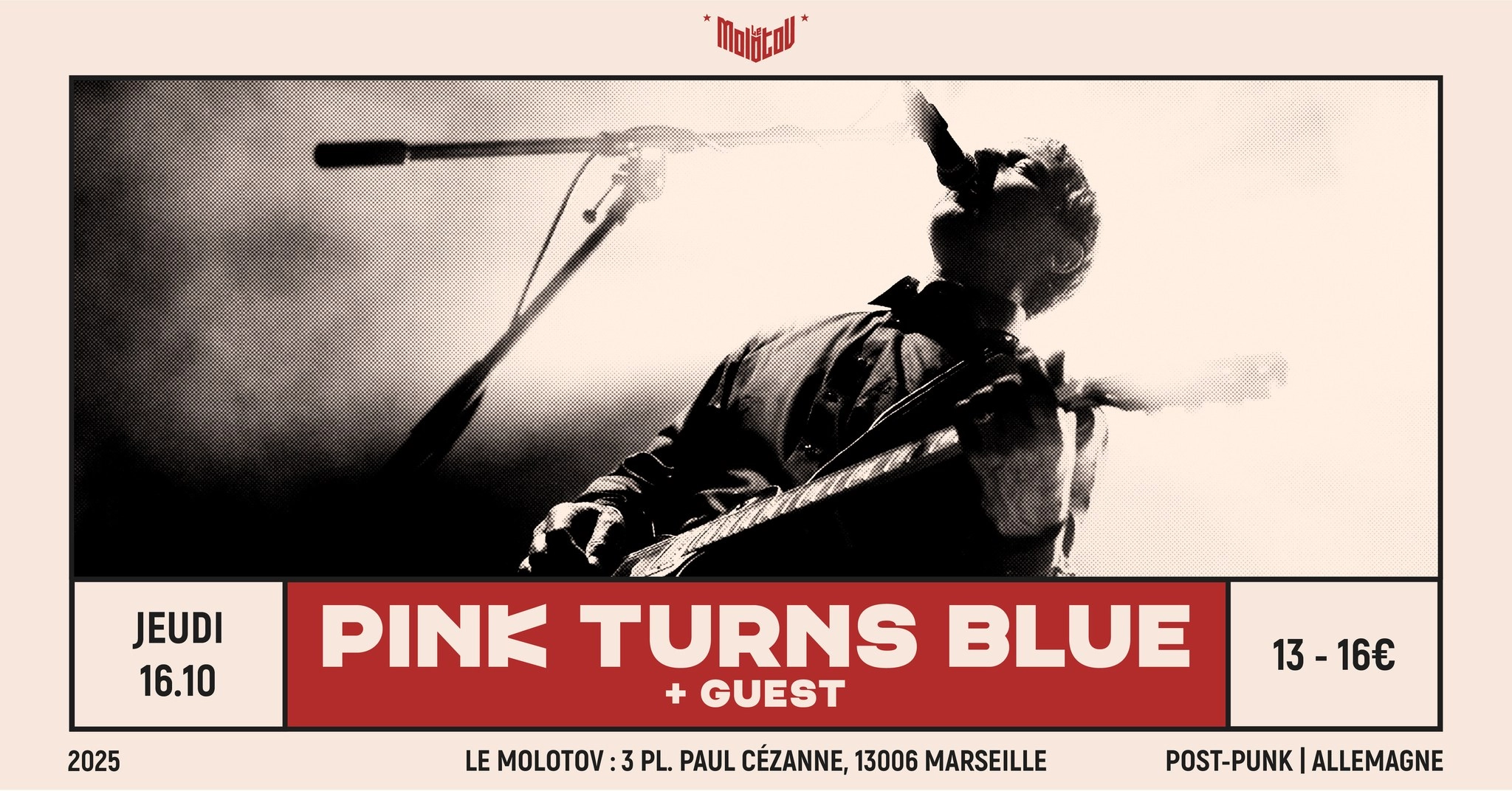 Billets Pink Turns Blue (Le Molotov - Marseille)