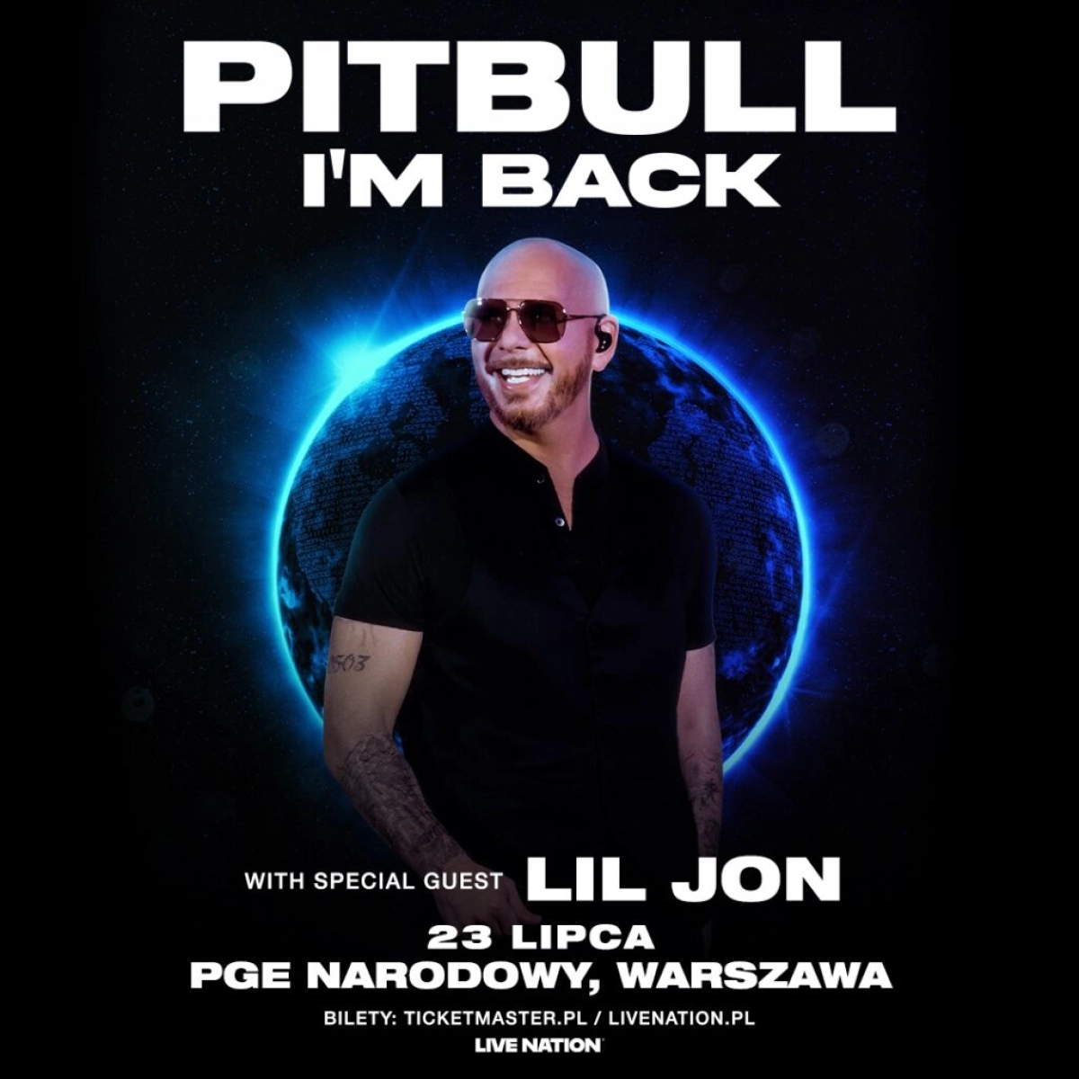 Billets Pitbull (PGE Narodowy - Varsovie)