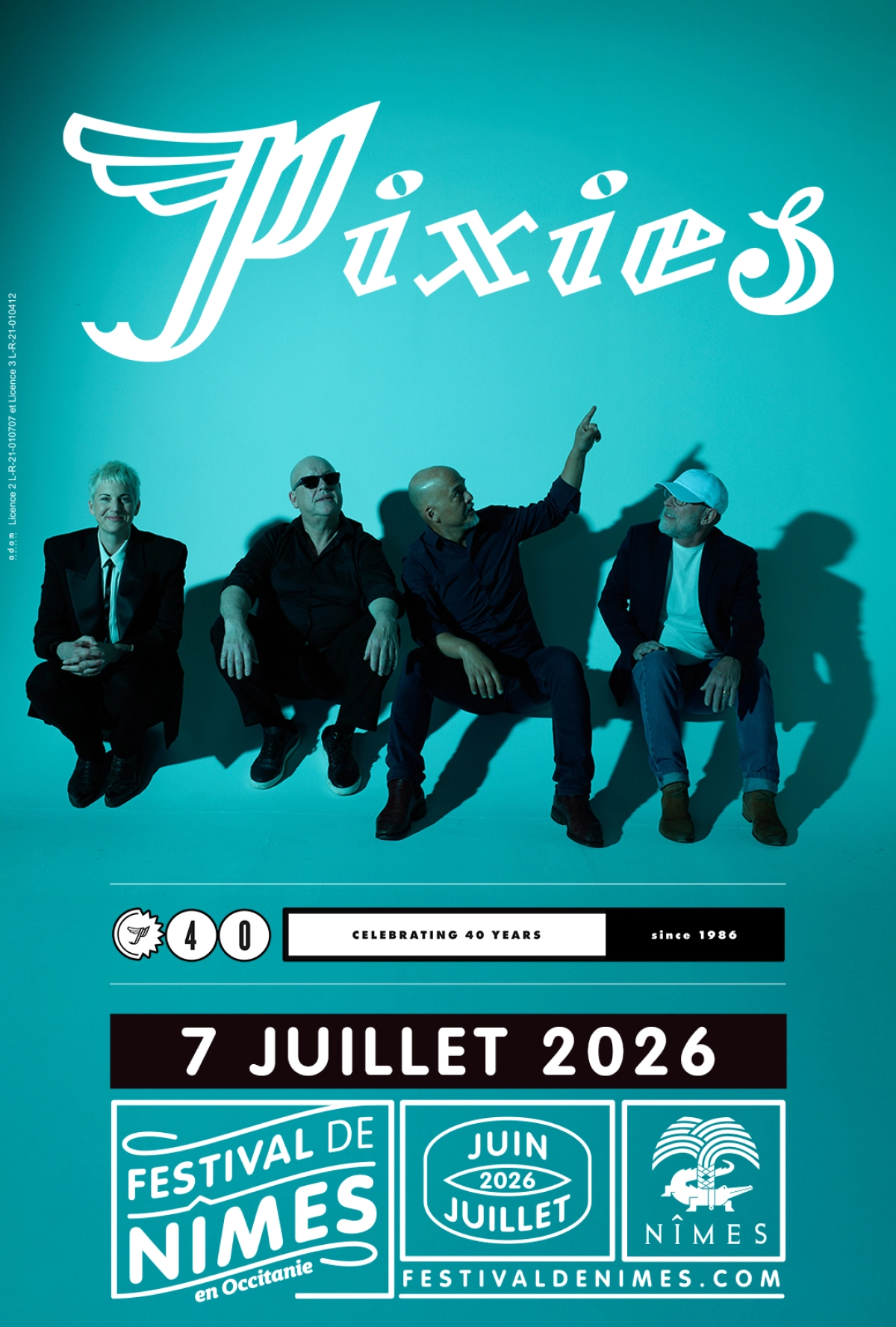 Billets Pixies (Arenes de Nimes - Nimes)