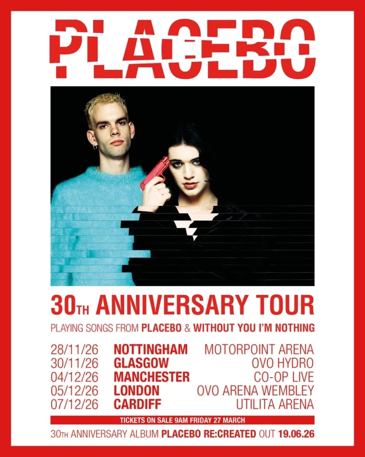 Billets Placebo (Co-op Live - Manchester)