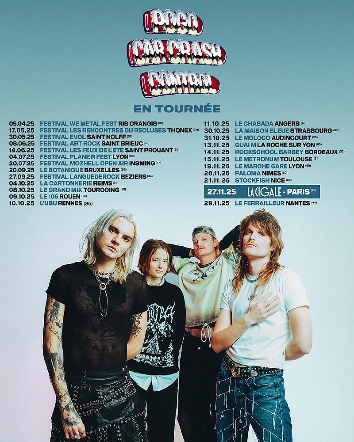 Billets Pogo Car Crash Control (Paloma - Nimes)