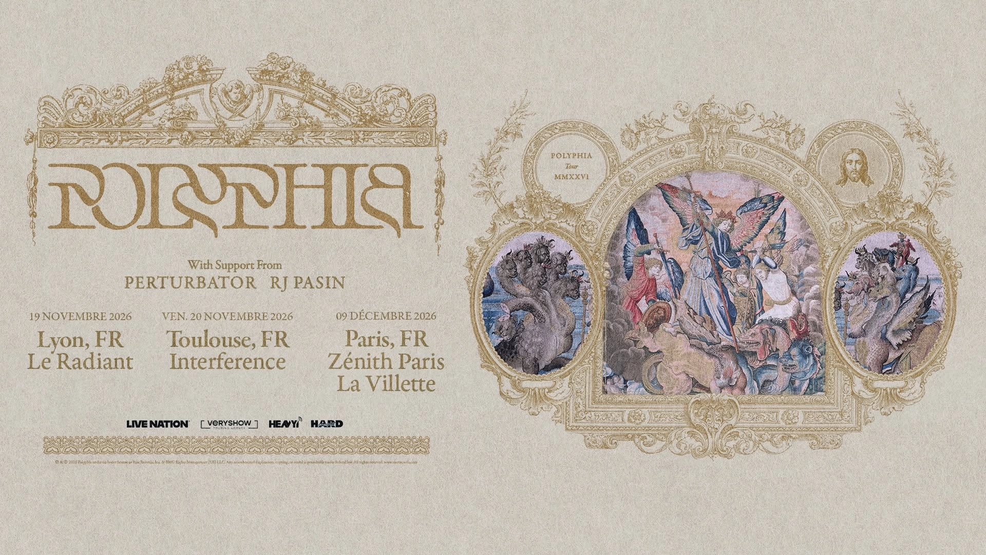Billets Polyphia (Radiant Bellevue - Lyon)
