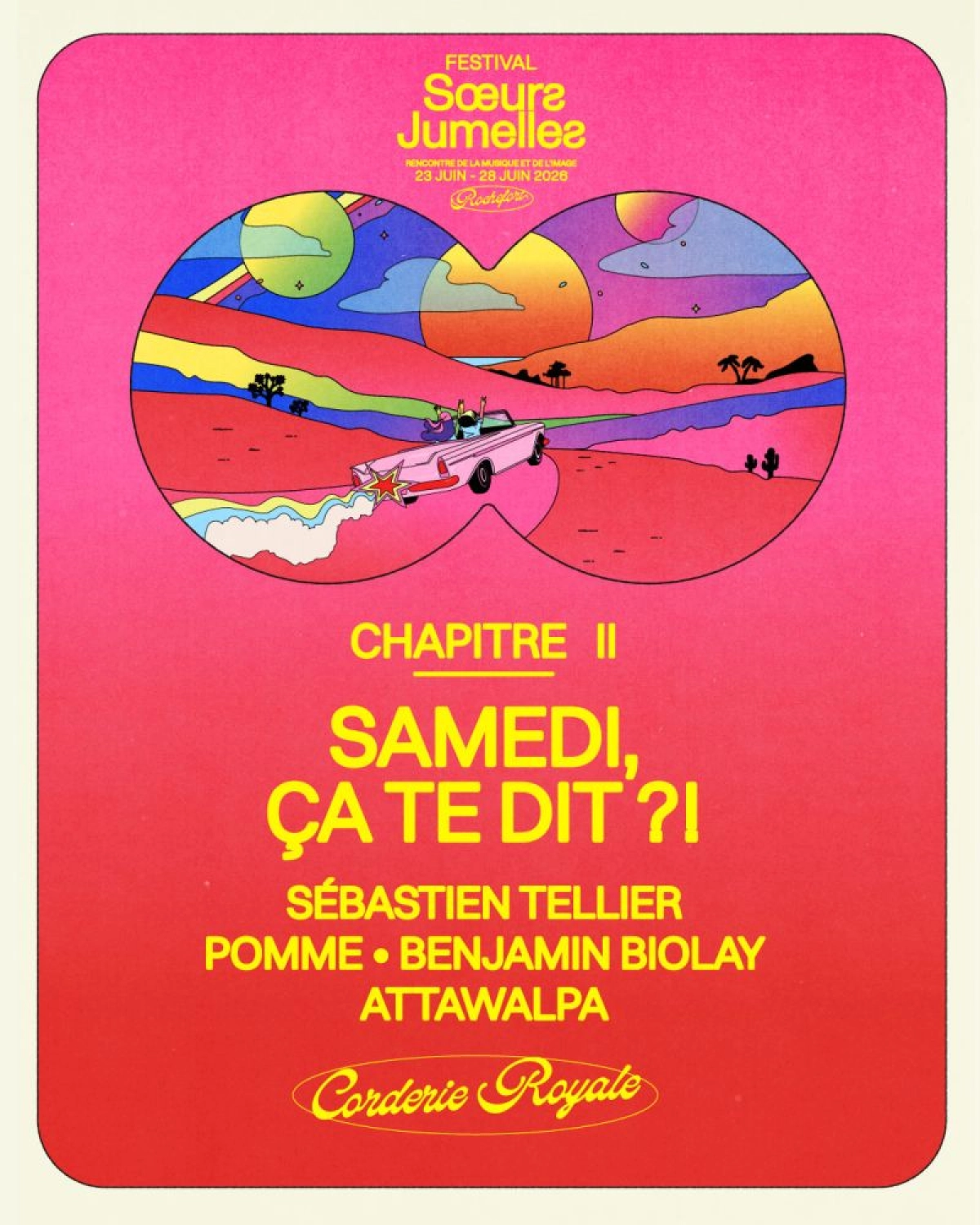 Billets Pomme - Sebastien Tellier (La Corderie Royale - Rochefort)