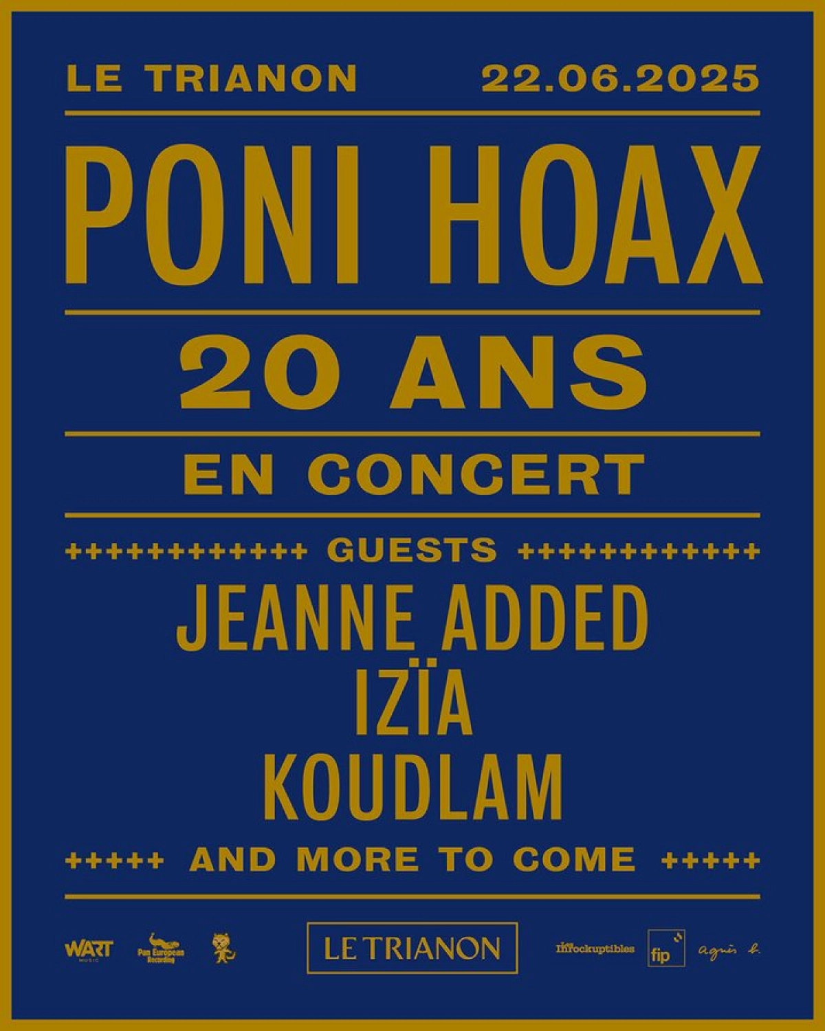Billets Poni Hoax (Le Trianon - Paris)