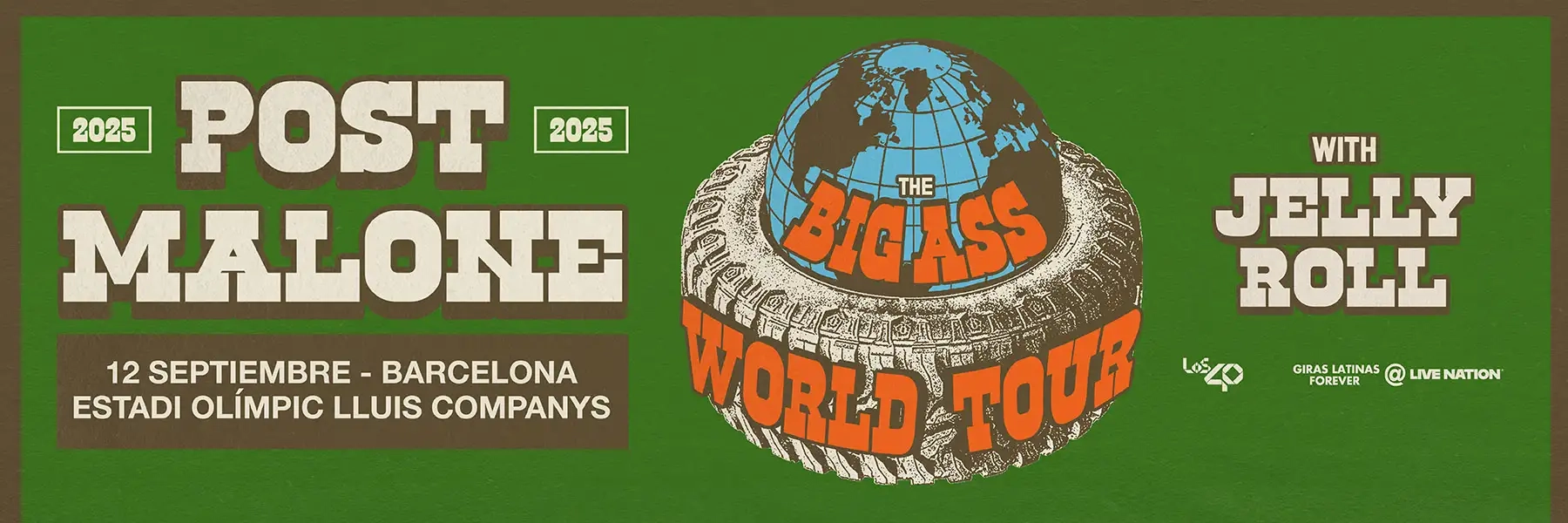 Billets Post Malone (Estadi Olimpic Lluis Companys - Barcelone)