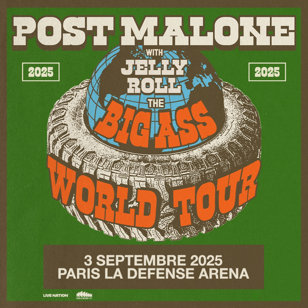 Billets Post Malone (Paris La Defense Arena - Paris)