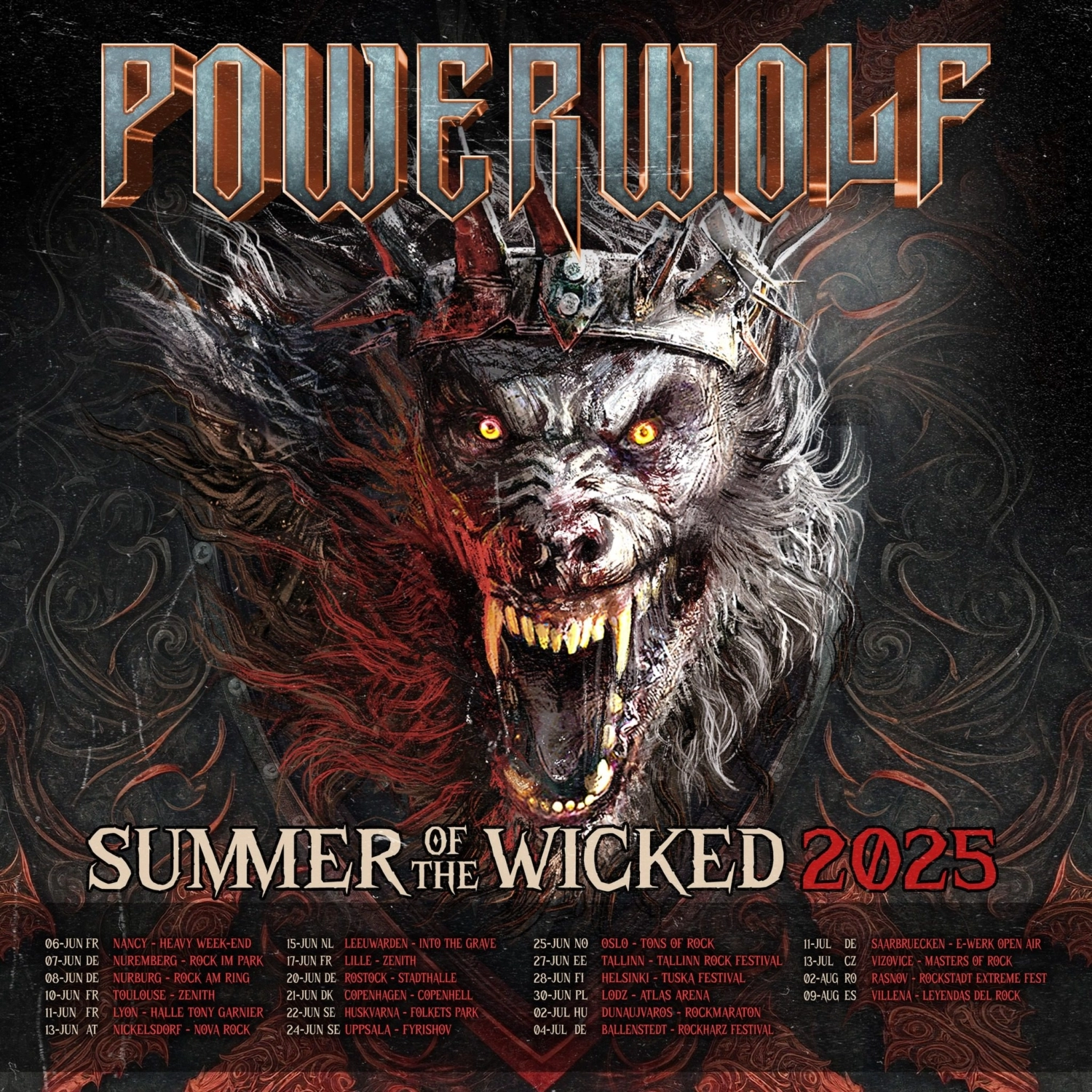 Billets Powerwolf (E-werk Saarbrücken - Saarbrücken)