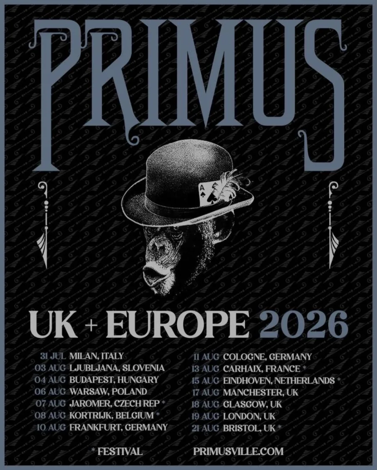 Primus al Circolo Magnolia Tickets
