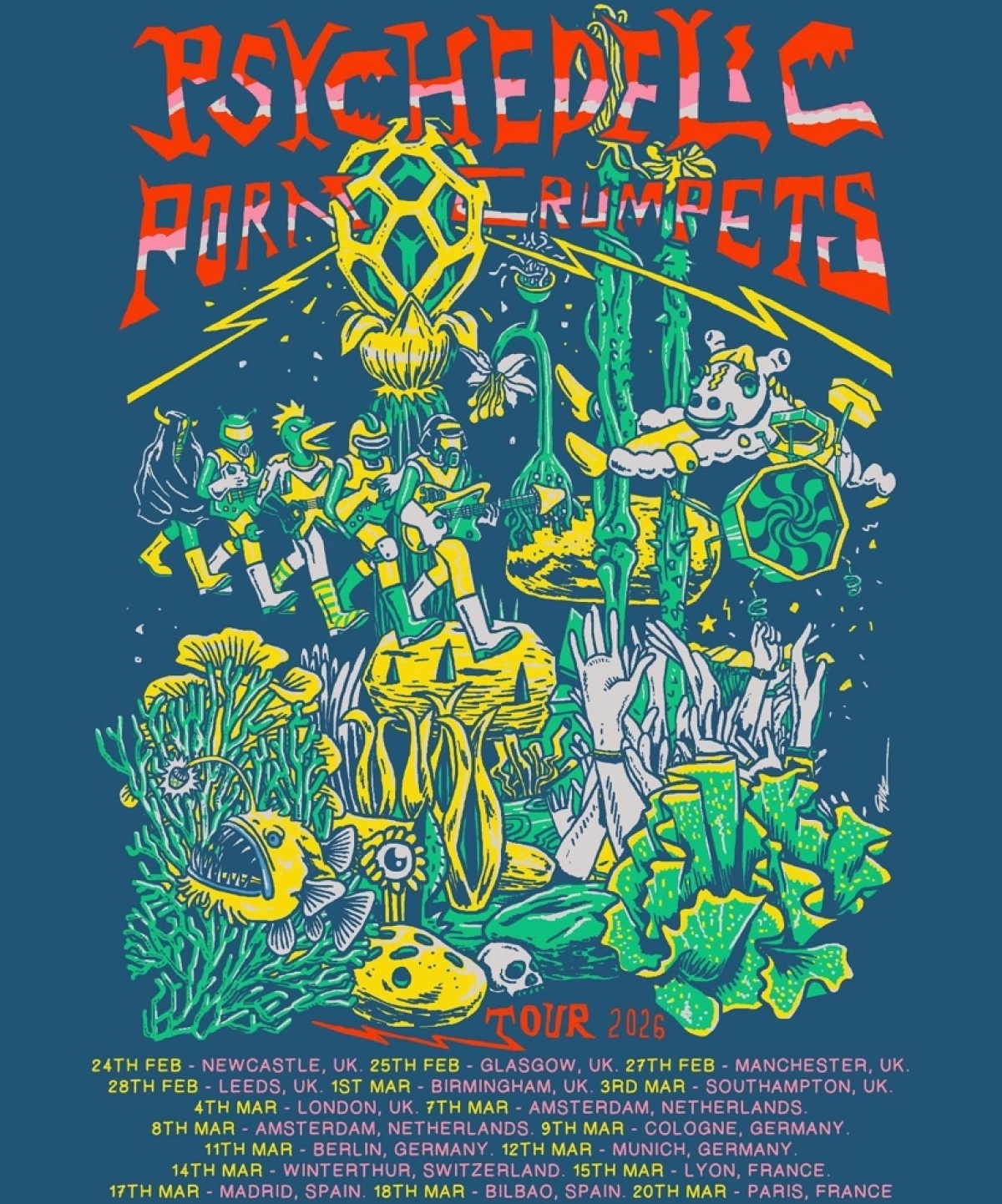 Billets Psychedelic Porn Crumpets (Backstage Werk - Munich)