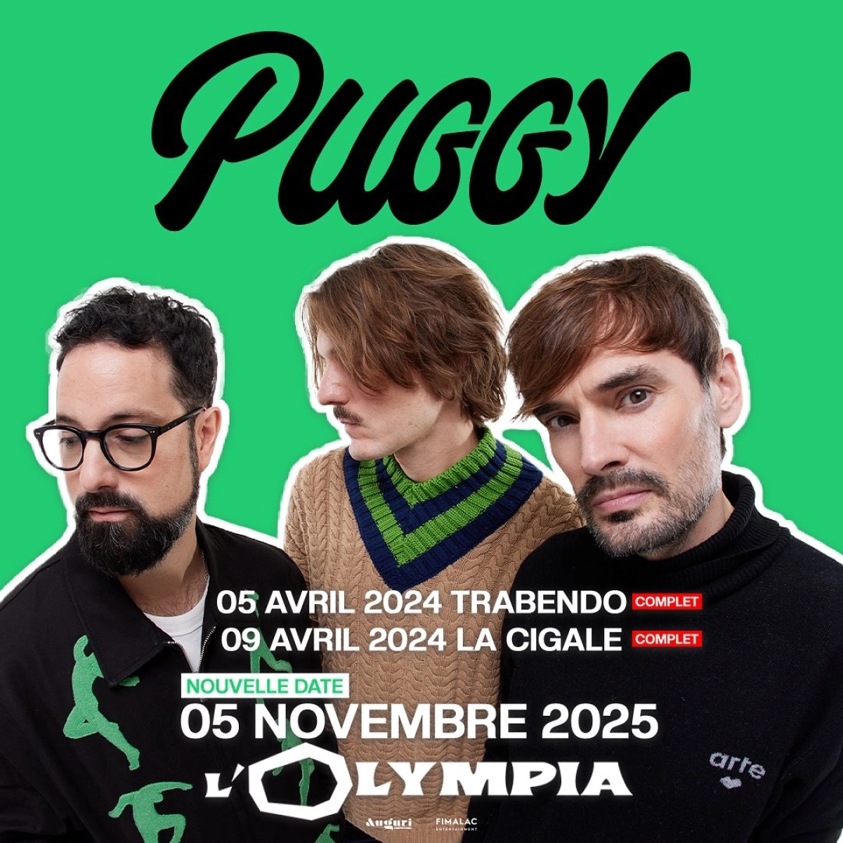 Billets Puggy (Olympia - Paris)