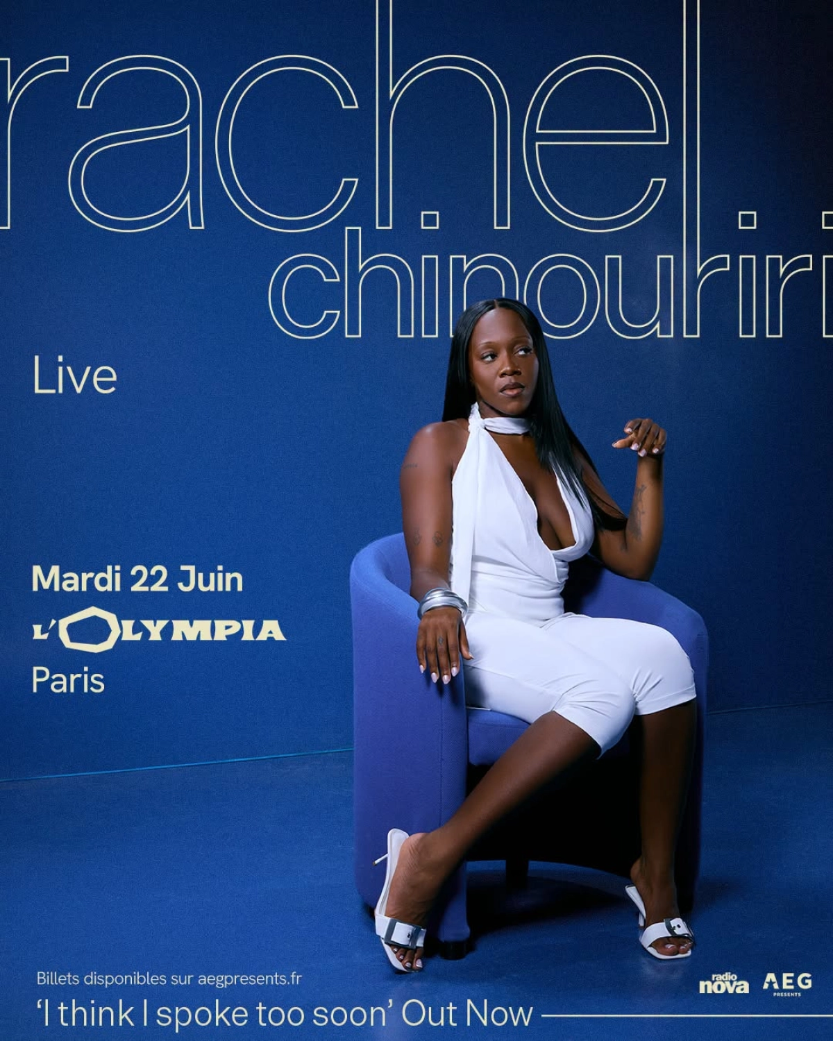 Billets Rachel Chinouriri (Olympia - Paris)