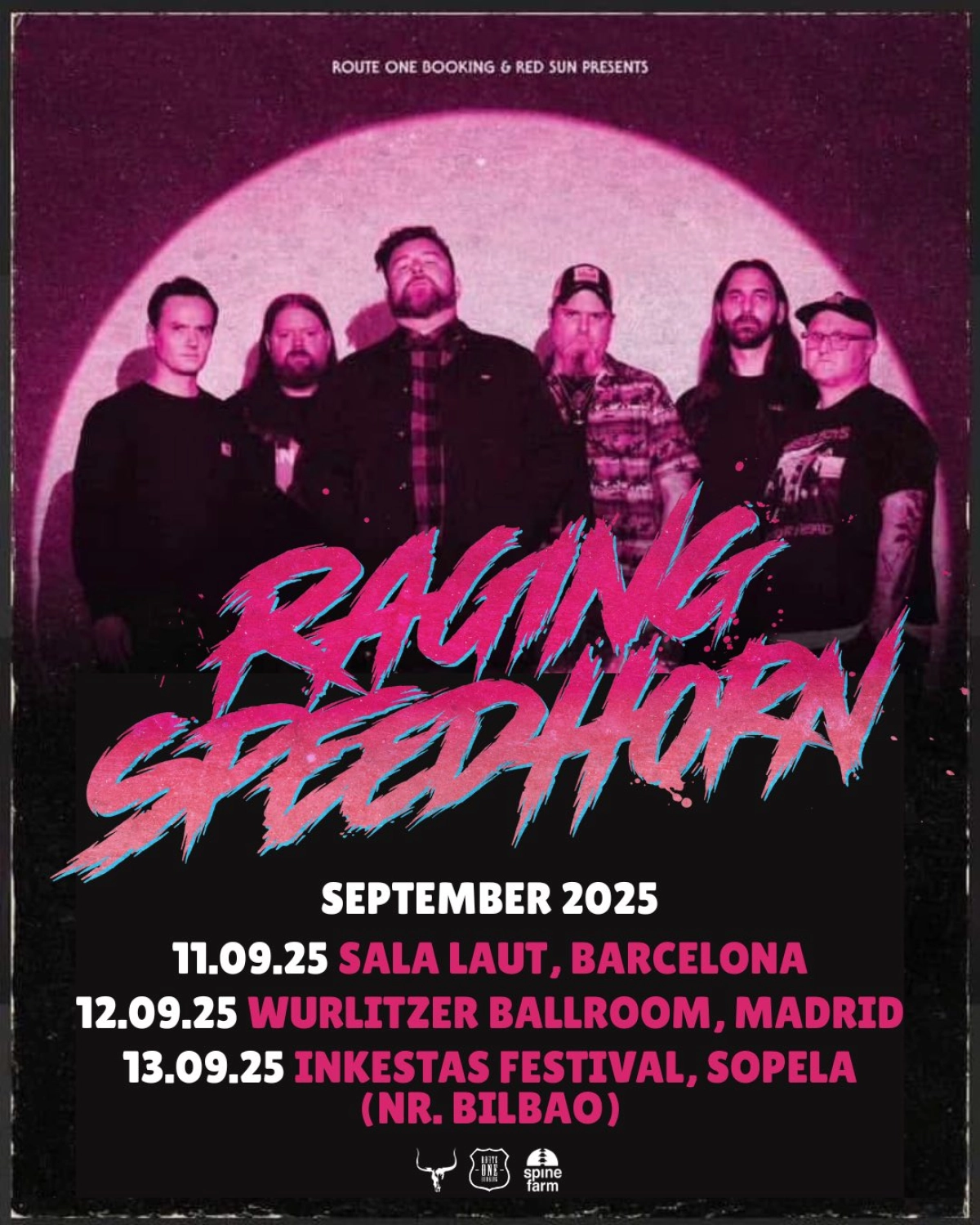 Billets Raging Speedhorn (Sala Upload - Barcelone)