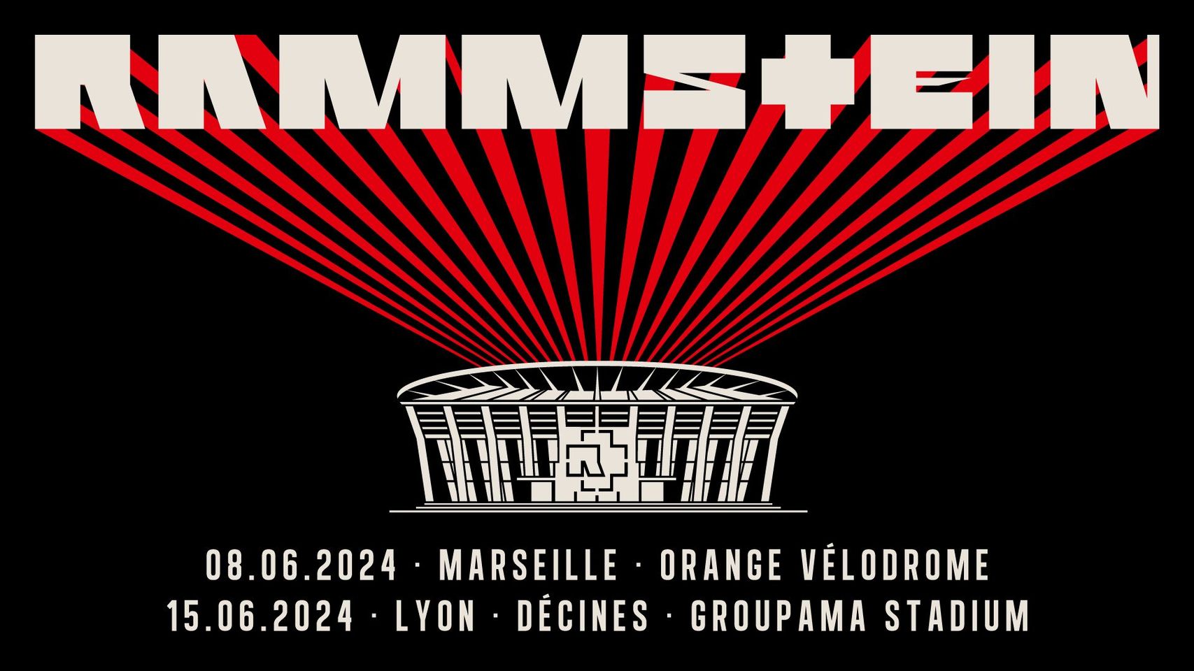Rammstein in der Groupama Stadium Tickets