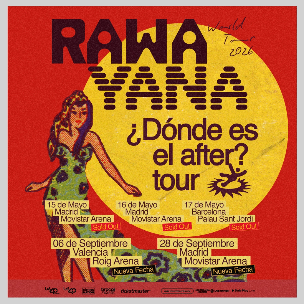 Rawayana en Movistar Arena Madrid Tickets