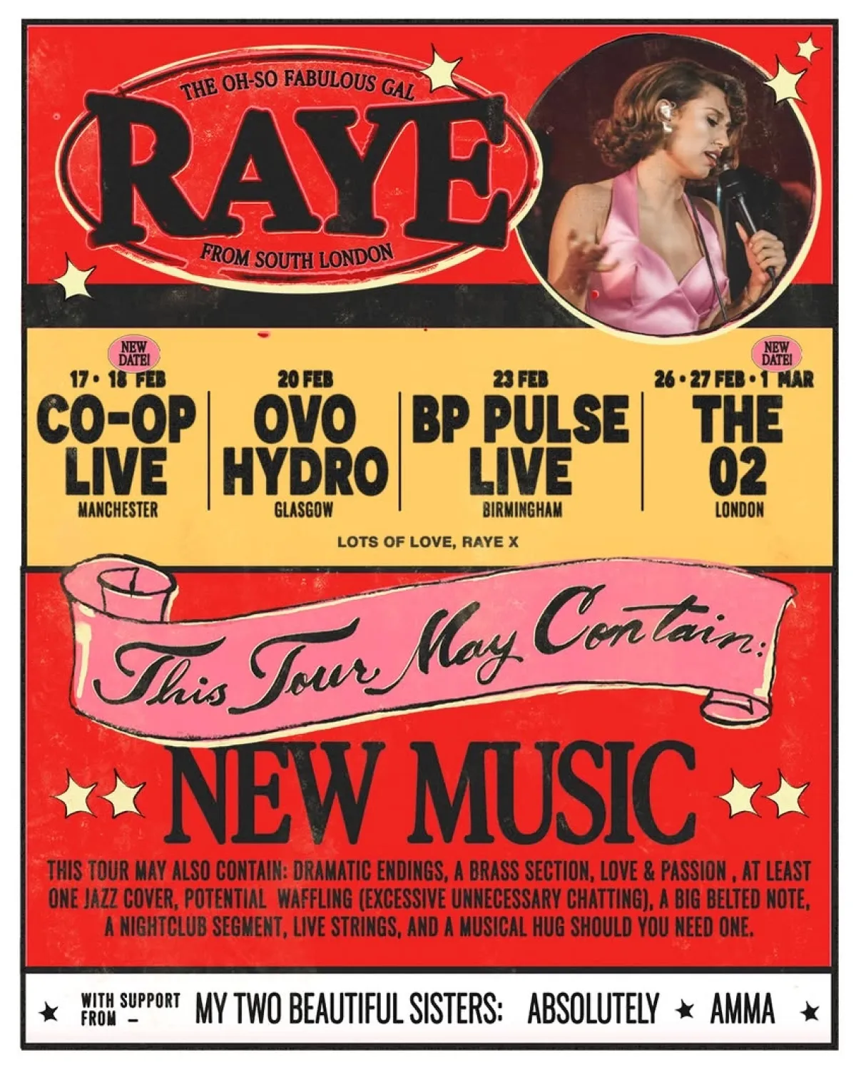 Billets Raye (O2 Arena - Londres)