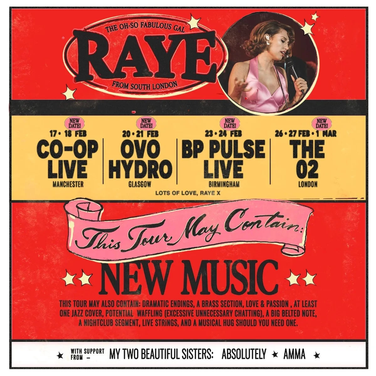 Billets Raye (O2 Arena - Londres)
