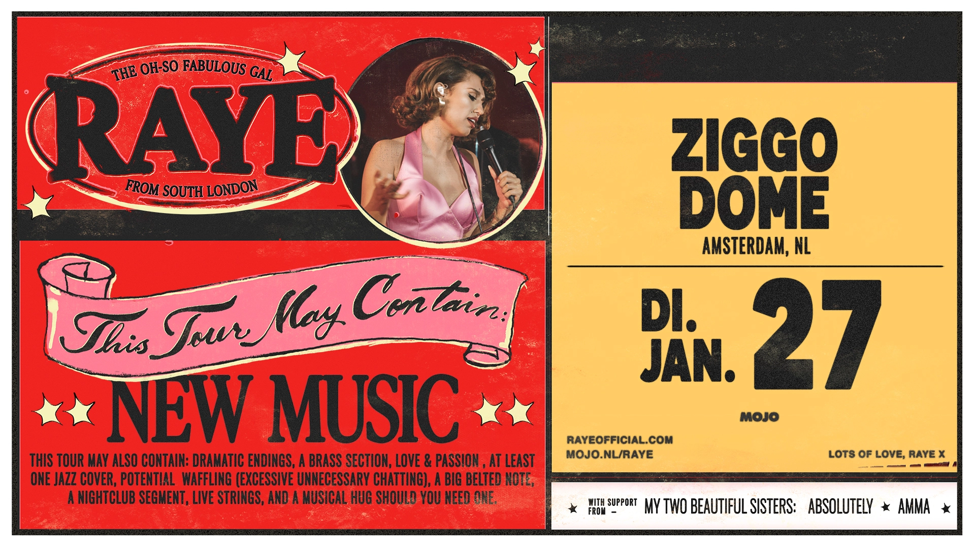 Billets Raye (Ziggo Dome - Amsterdam)