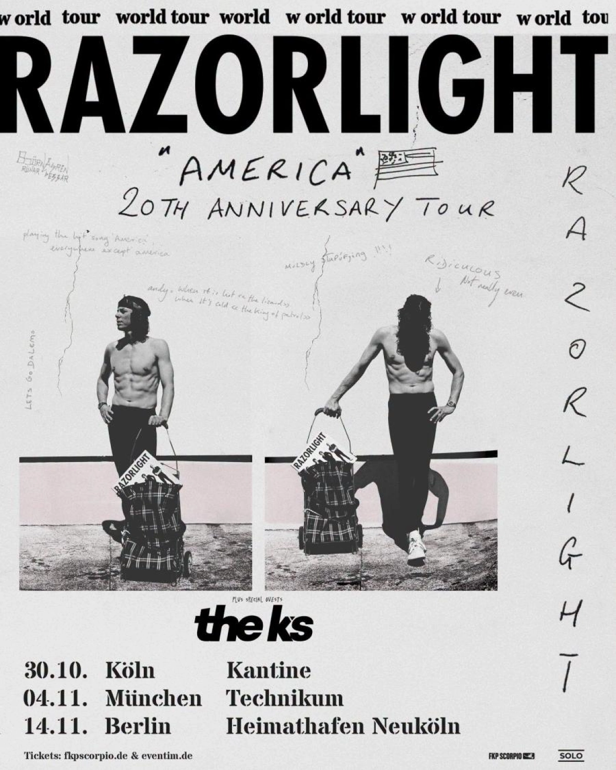 Billets Razorlight (Technikum München - Munich)