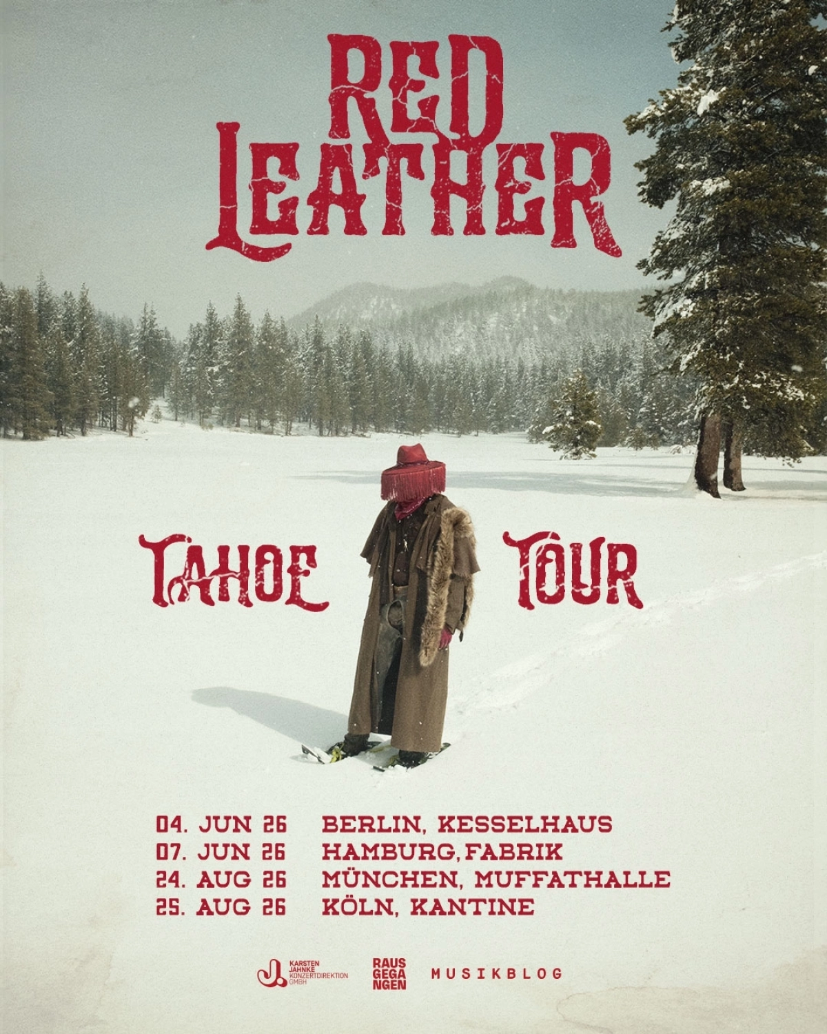 Red Leather at Kesselhaus Kulturbrauerei Tickets