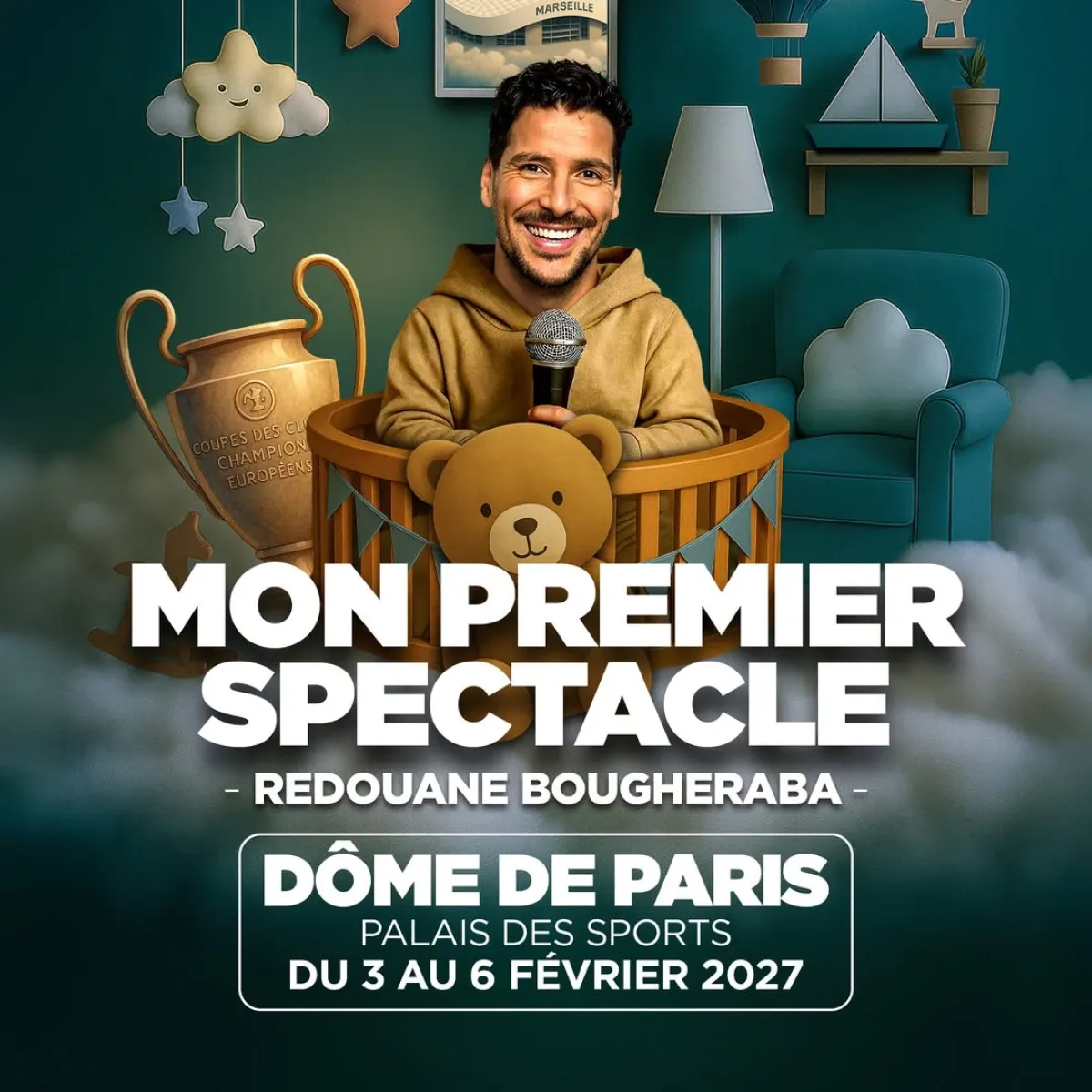 Billets Redouane Bougheraba (Palais des Sports - Dome de Paris - Paris)