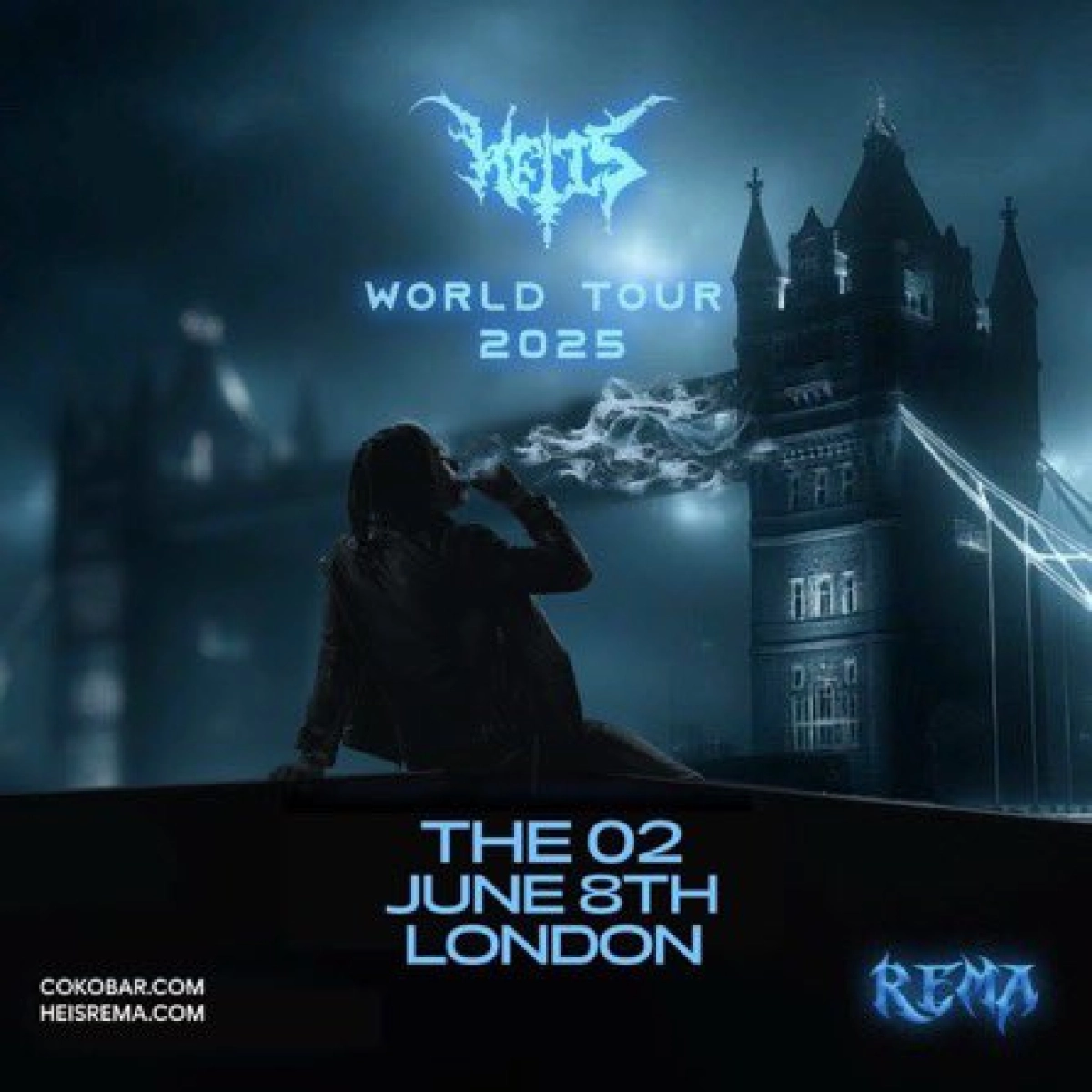 Billets Rema Heis World Tour (O2 Arena - Londres)