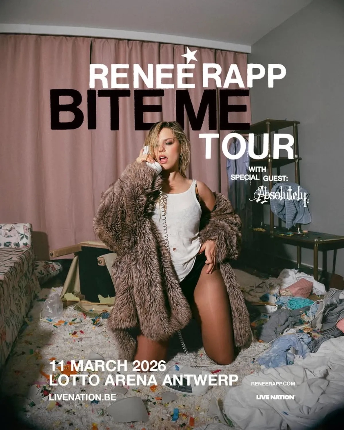 Billets Reneé Rapp (Lotto Arena - Anvers)