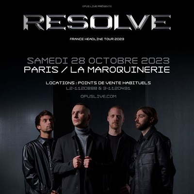 Billets Resolve (La Maroquinerie - Paris)