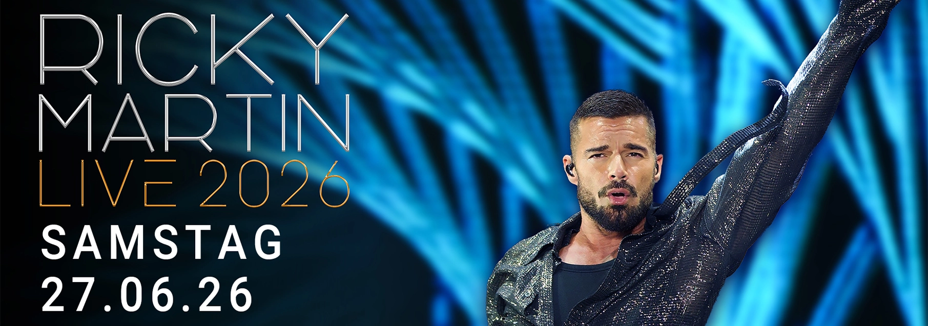 Ricky Martin in der Rudolf Weber-Arena Tickets