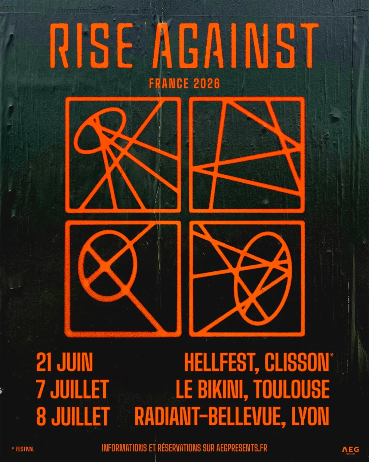 Rise Against at Radiant Bellevue Tickets