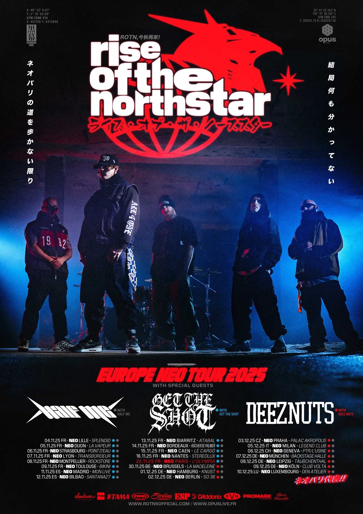 Billets Rise Of The Northstar (Rockstore - Montpellier)