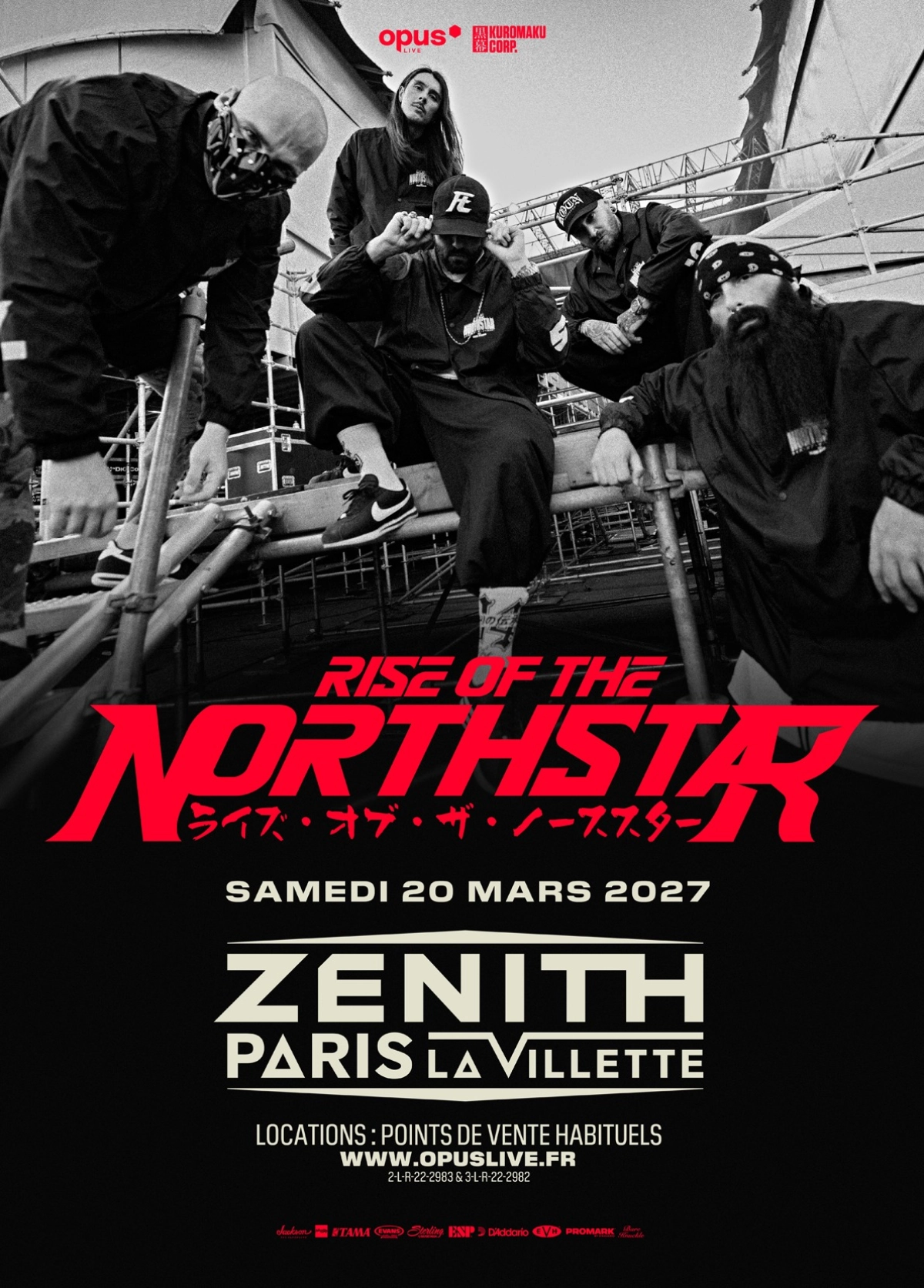 Billets Rise Of The Northstar (Zenith Paris - Paris)