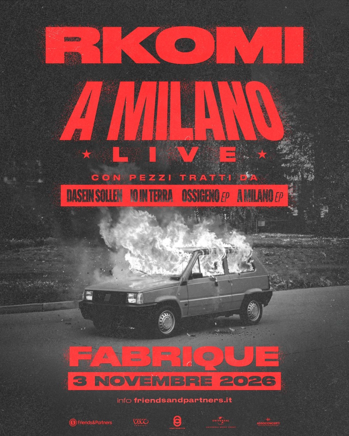 Rkomi al Fabrique Milano Tickets